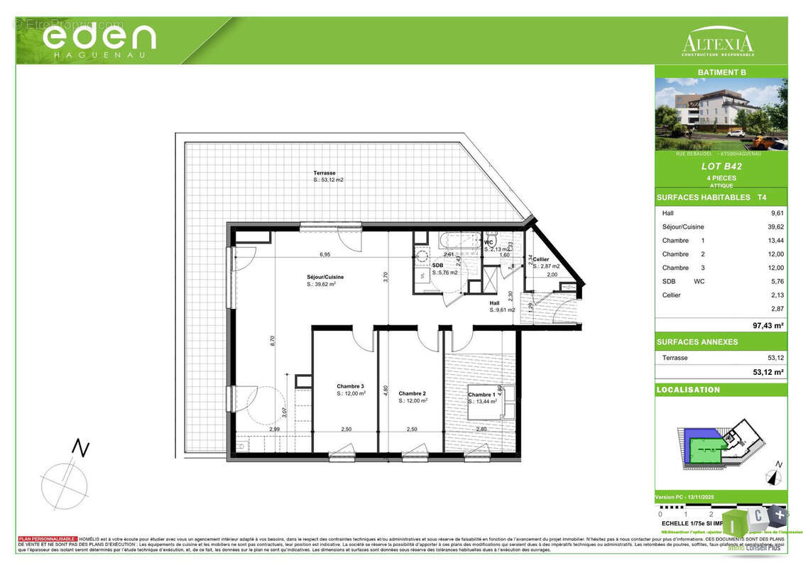 Appartement à HAGUENAU