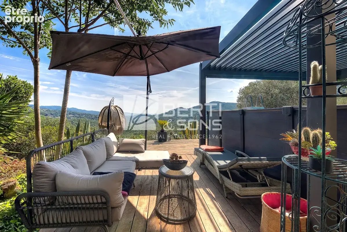 Villa de charme - vue mer panoramique - les adrets-de-l'estérel - photo 2