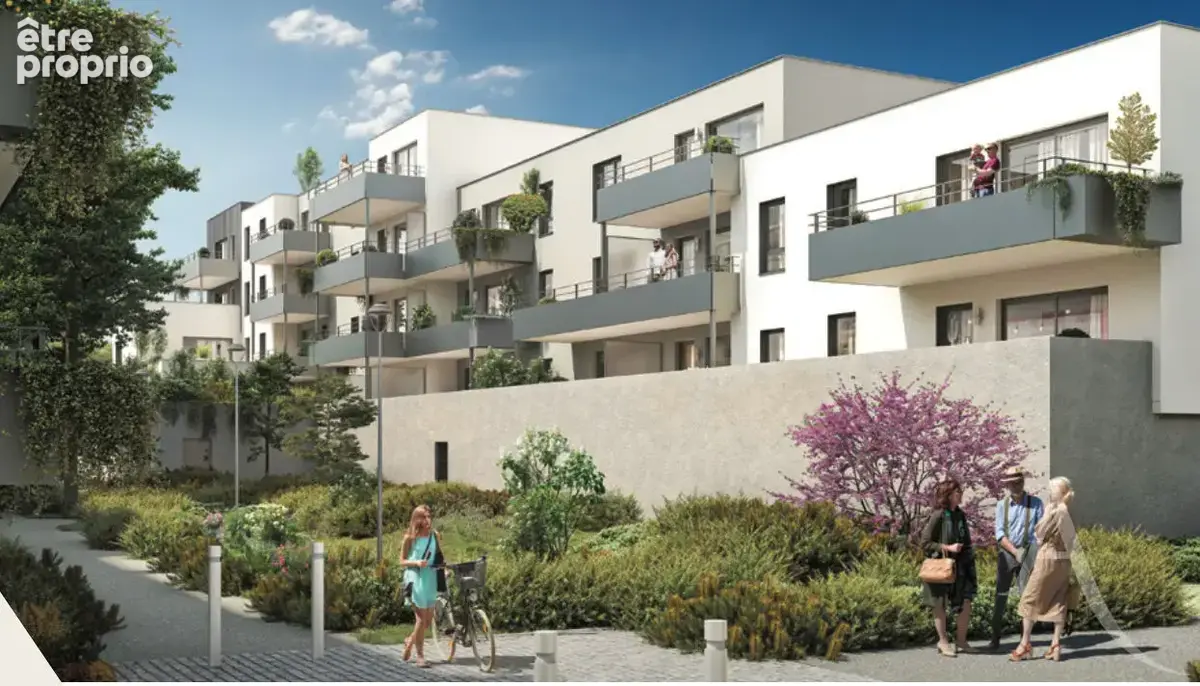Florange appartement neuf t3 avec grande terrasse de 13,23m2 et garage - photo 5