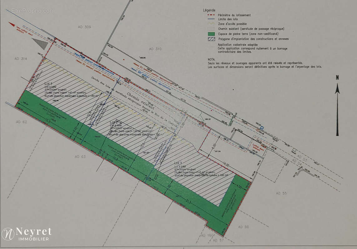 Terrain à VERNAISON