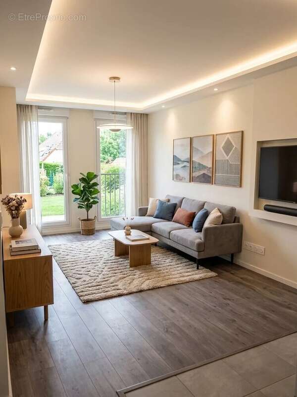 Appartement récent type 3, 55.90m², deux chambres, terrasse, deux places de parking - photo 4