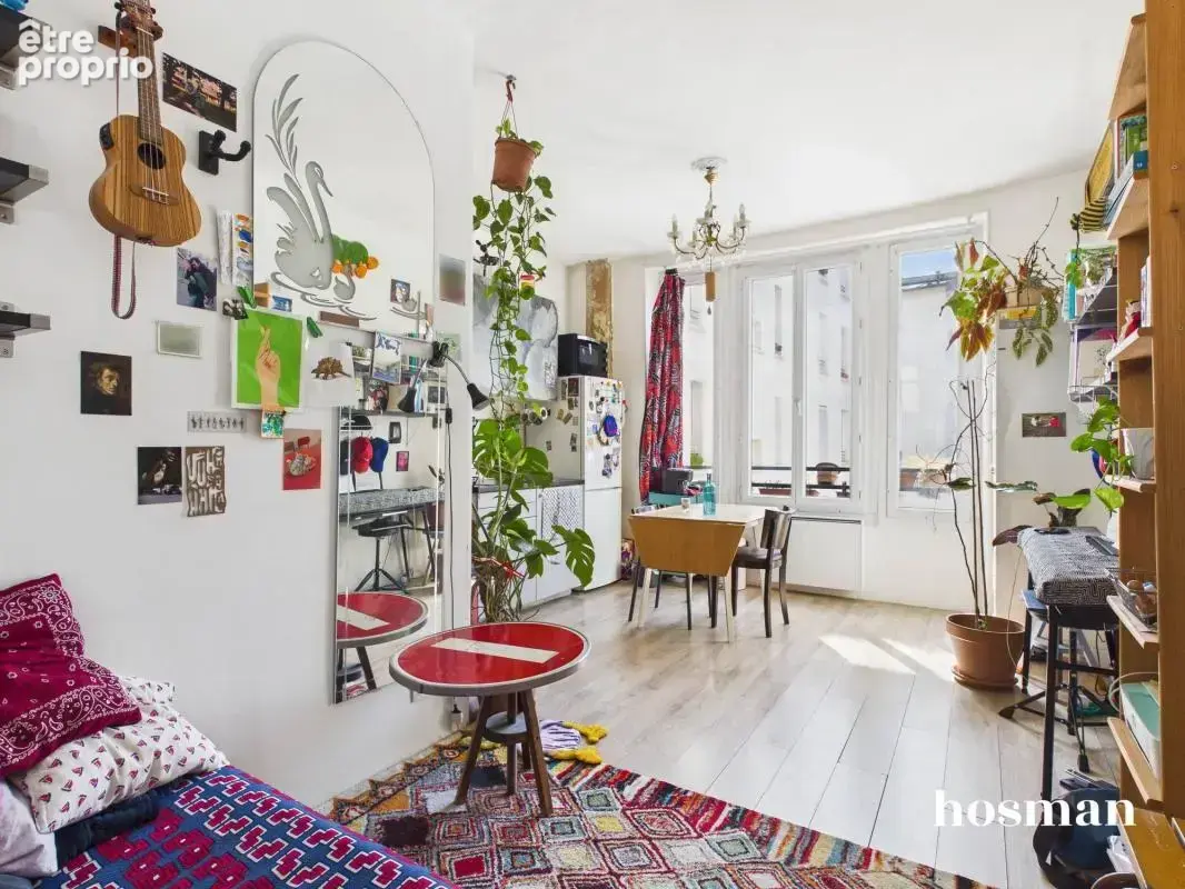 Coup de coeur! 2 pièces traversant & lumineux, 26m² - Rue Doudeauville, Paris 18 - photo 4