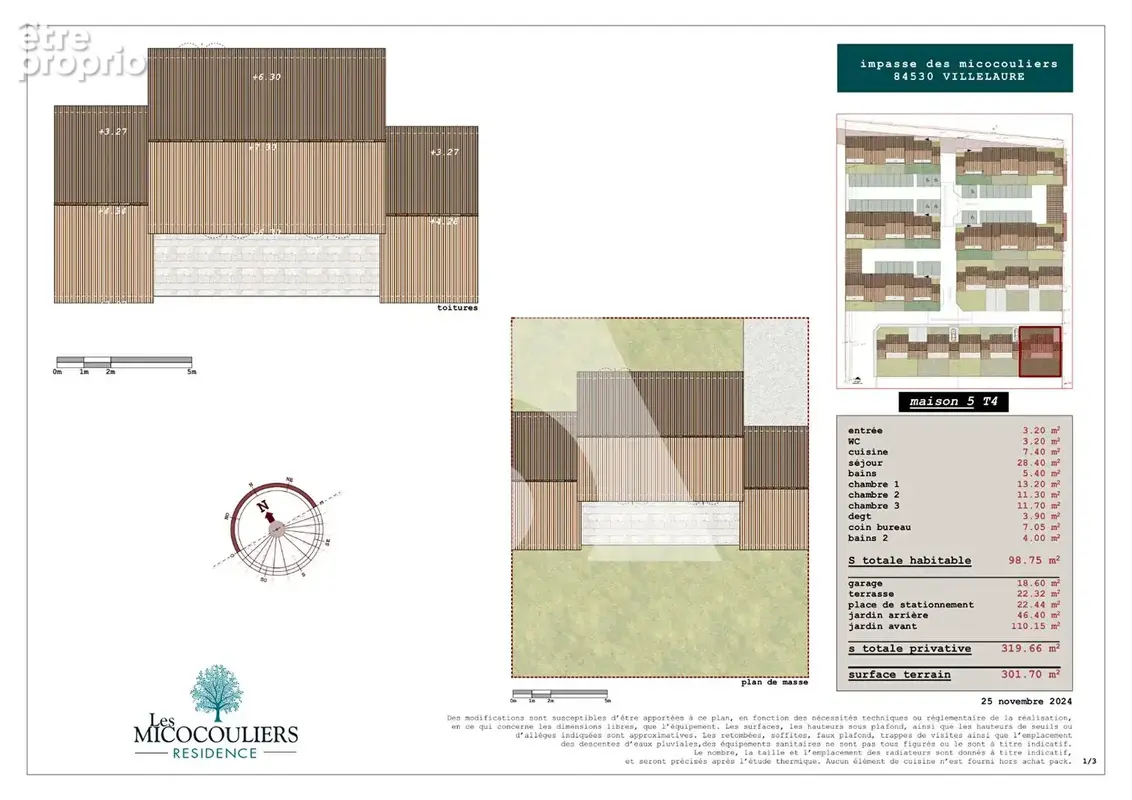 Prox Pertuis  Maison T3 98,75m2 avec terrasse, jardin et garage - photo 4