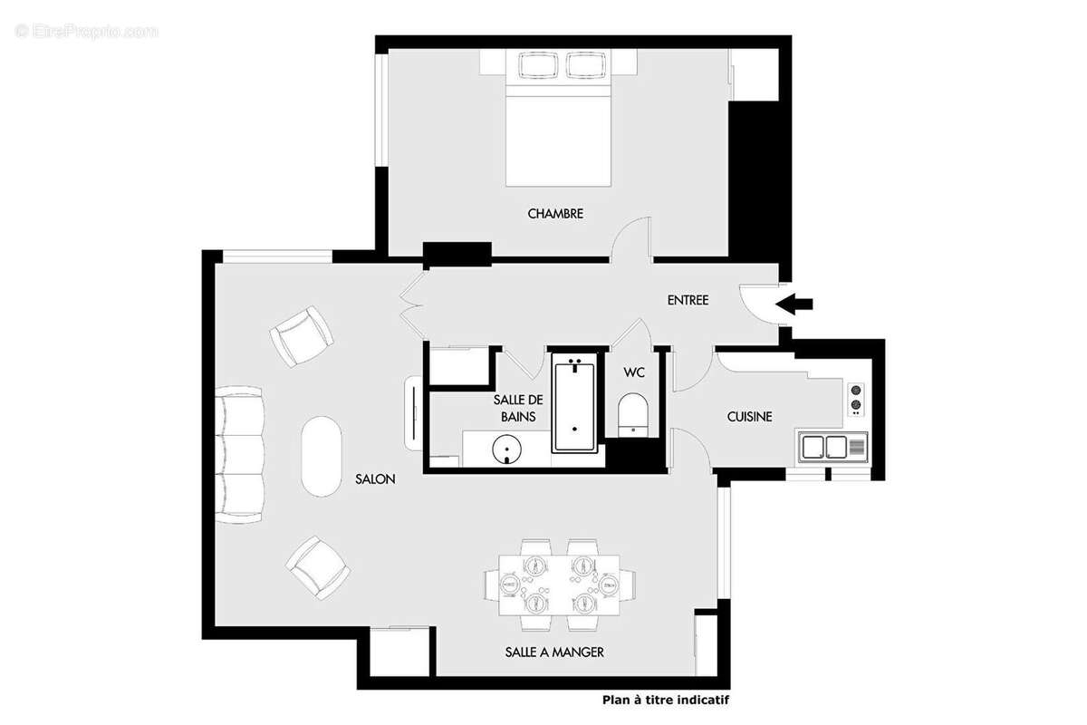 Appartement à PARIS-18E