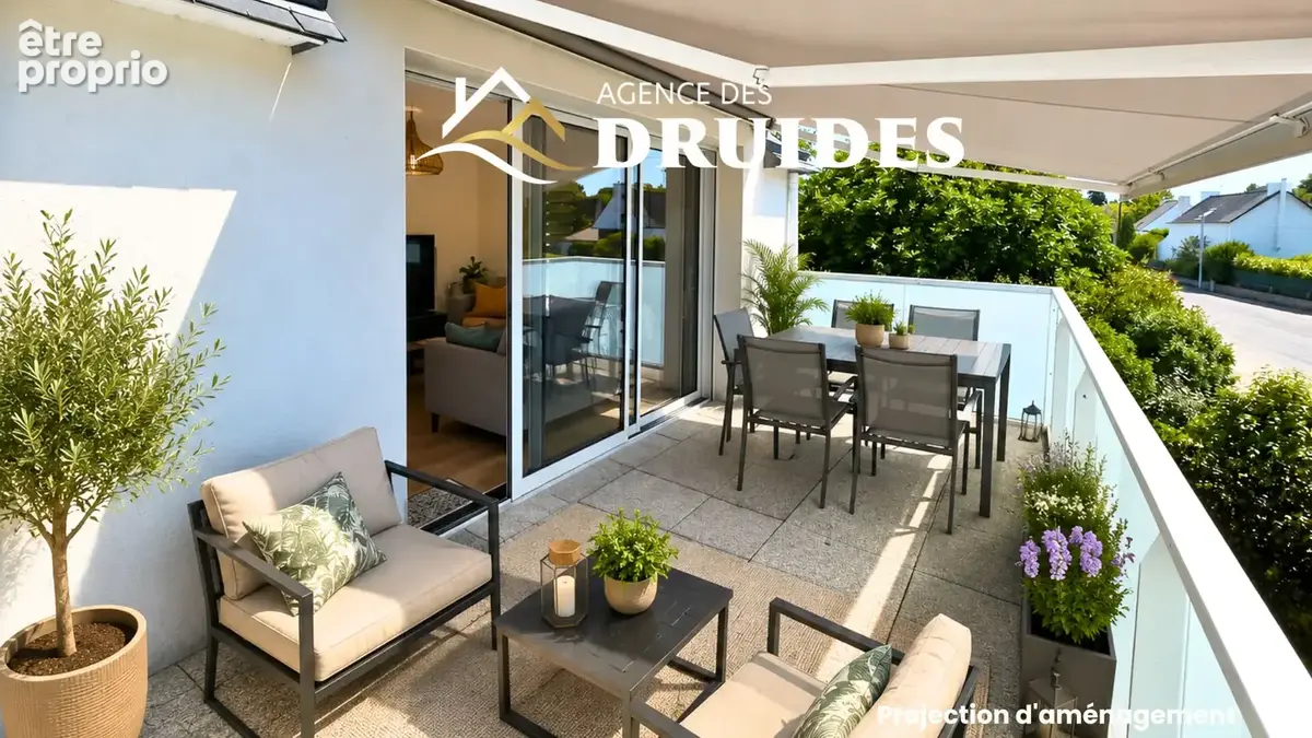 Agence des Druides - Carnac entre bourg et plage, Superbe Appartement 3 pièces clefs en main, terrasse spacieuse, place de parki - photo 11