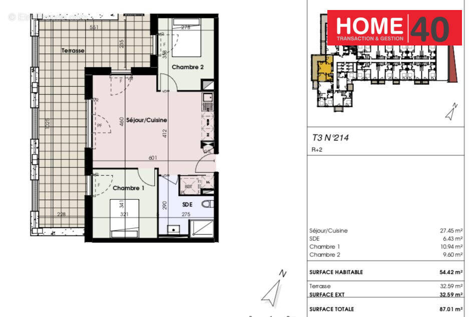 Appartement à SANGUINET