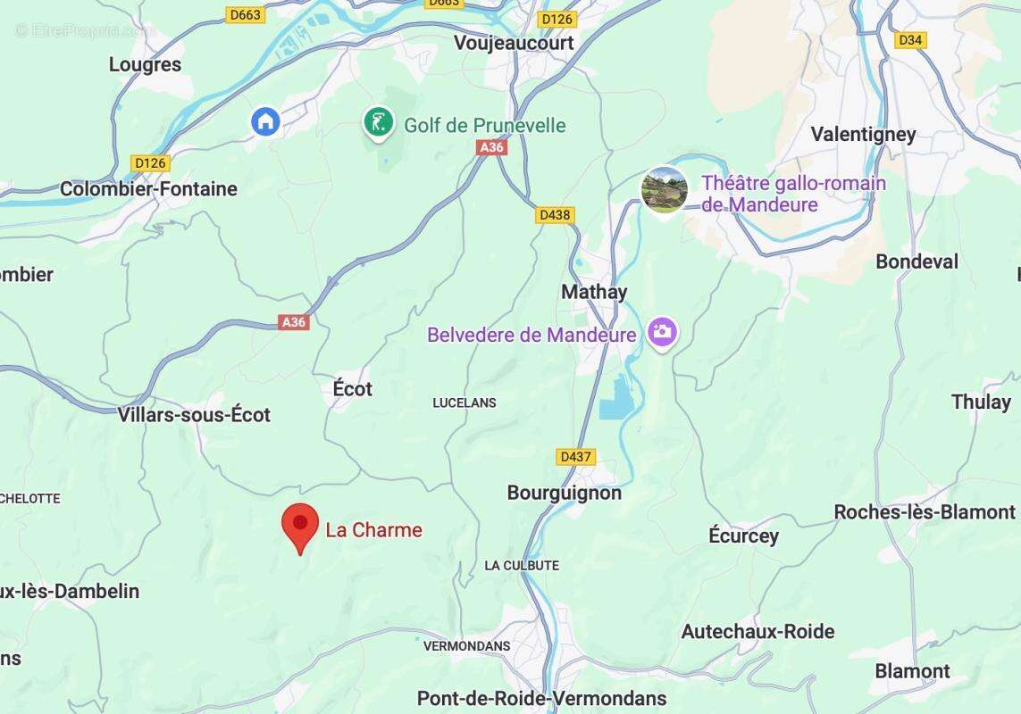 Terrain à ECOT