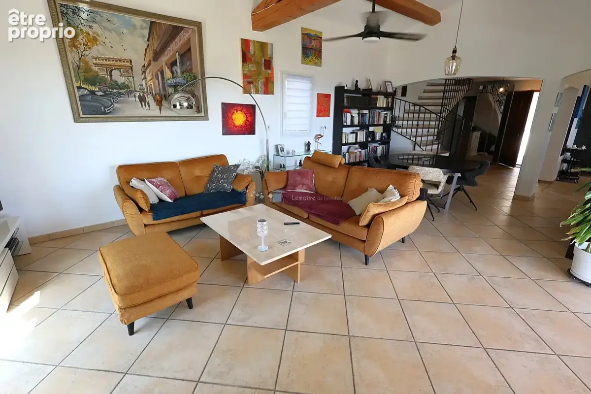 Villa Le Tignet 130 m²  sur terrain de 1500 m² avec piscine et belle vue - photo 14