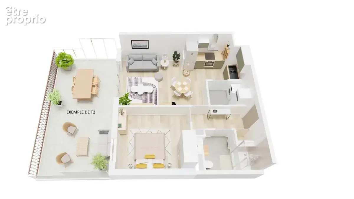 Appartement 55 m² à Hermanville-Sur-Mer  - photo 11