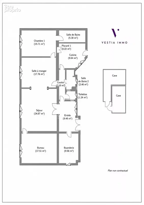 SOUS OFFRE. Plaine-Monceau – Appartement familial de caractère – 116 m² – Étage élevé –chambre de service en sus - photo 15