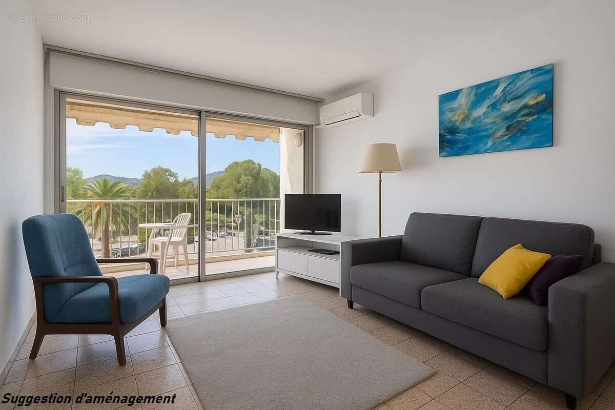 Appartement 2 pièces avec terrasse plein sud, vue imprenable sur la rivière et l’Estérel - photo 2
