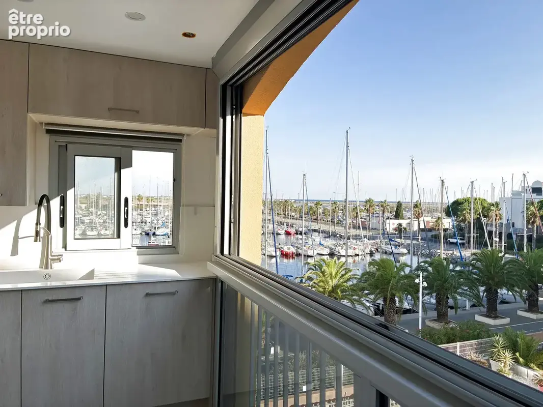 Gruissan - rive droite - en exclusivite - appartement de type 2 avec loggia vue port - photo 10