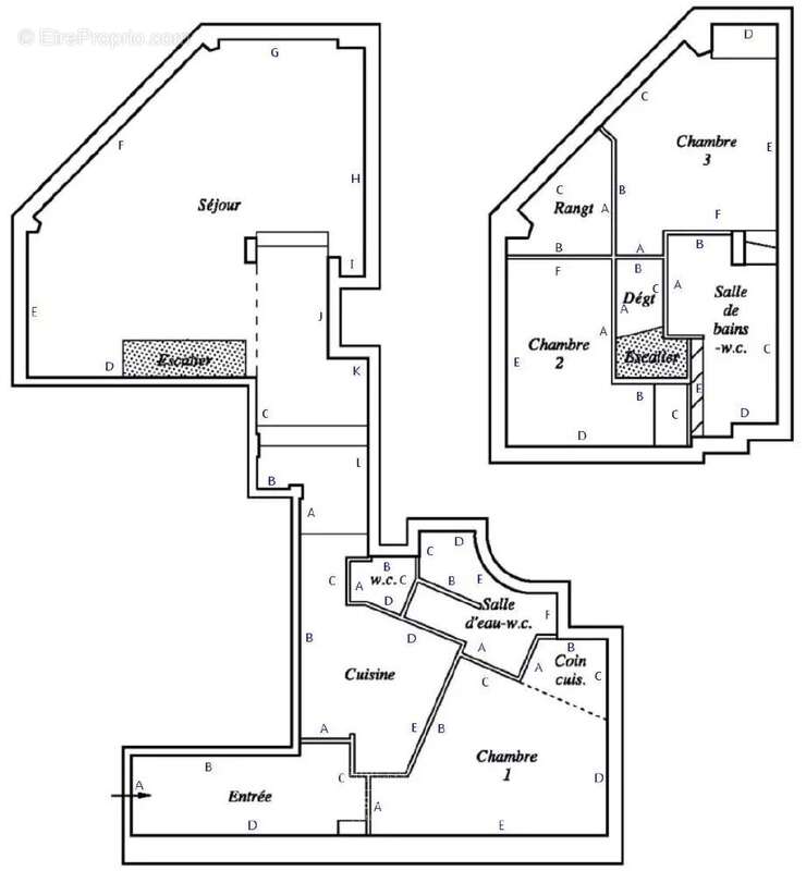 Appartement à PARIS-18E
