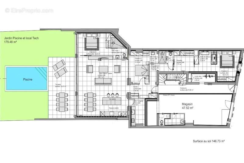 Appartement avec piscine - photo 5