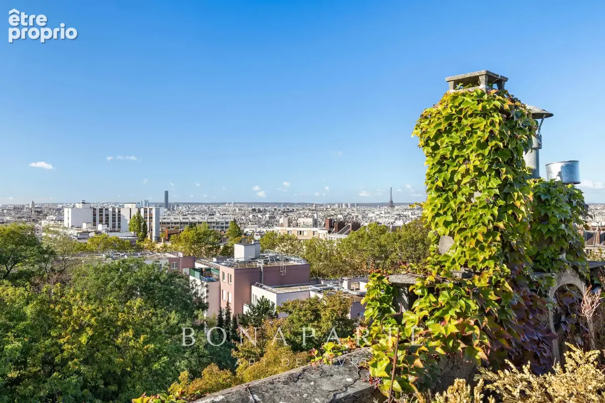 Paris 19 - Butte Bergeyre - Dernier étage - Rare duplex de 89m2 avec terrasse panoramique de 50m2 - photo 3