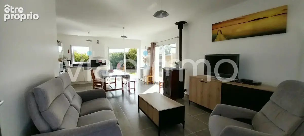 Brétignolles sur Mer : Maison excellent état, 3 chambres, 72 m² en viager occupé - photo 2