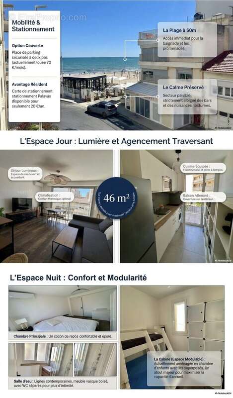 Appartement à PALAVAS-LES-FLOTS