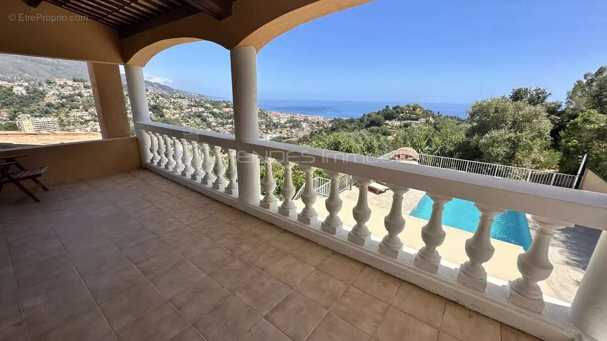 Vue mer panoramiques - villa menton - - photo 3