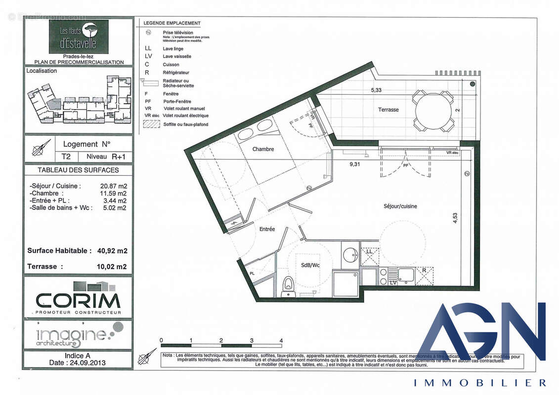 Appartement 40 m² à Prades-Le-Lez  - photo 8