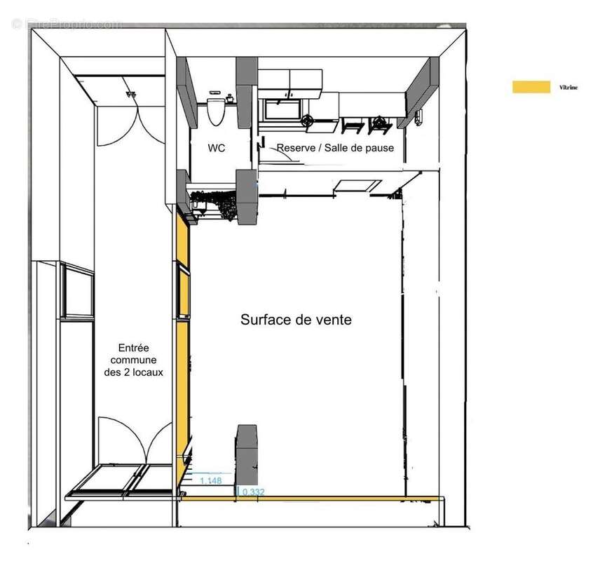 Photo 2 - Commerce à RENNES