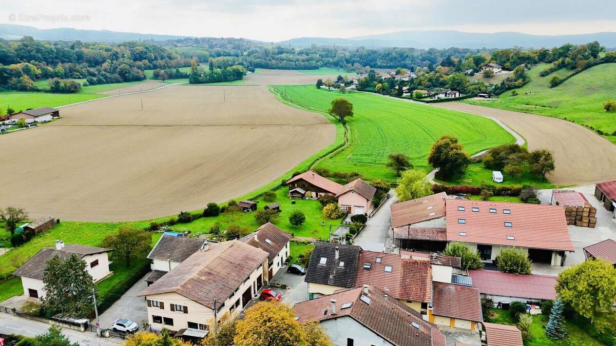 vue drone (7) - Terrain à SAINT-JULIEN-EN-GENEVOIS