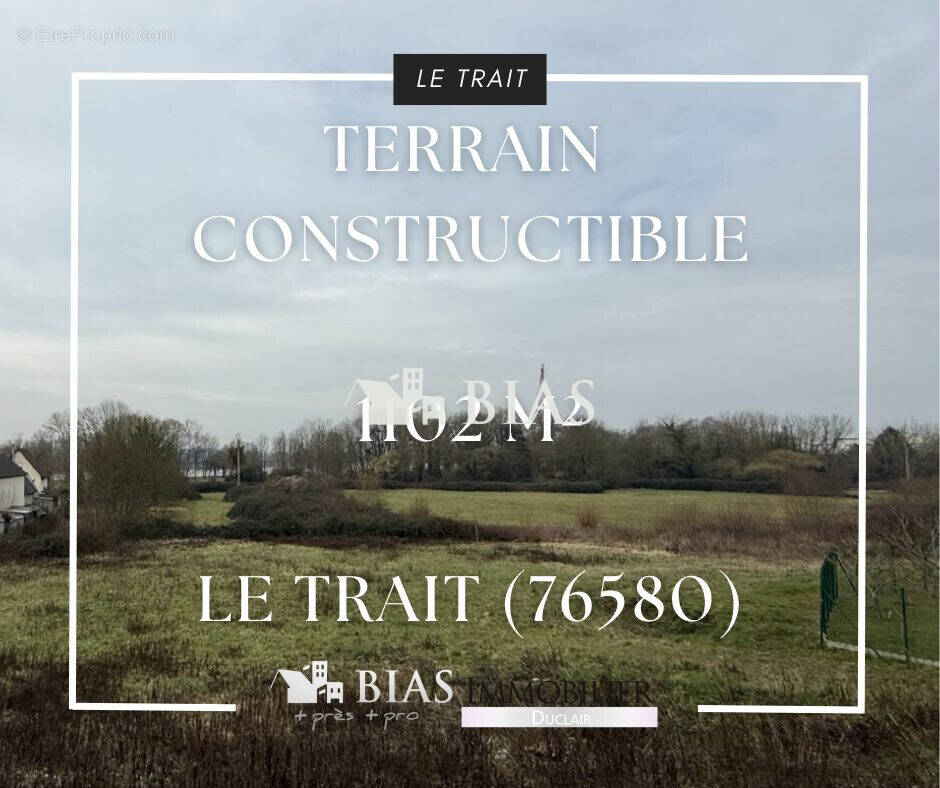 Terrain à LE TRAIT