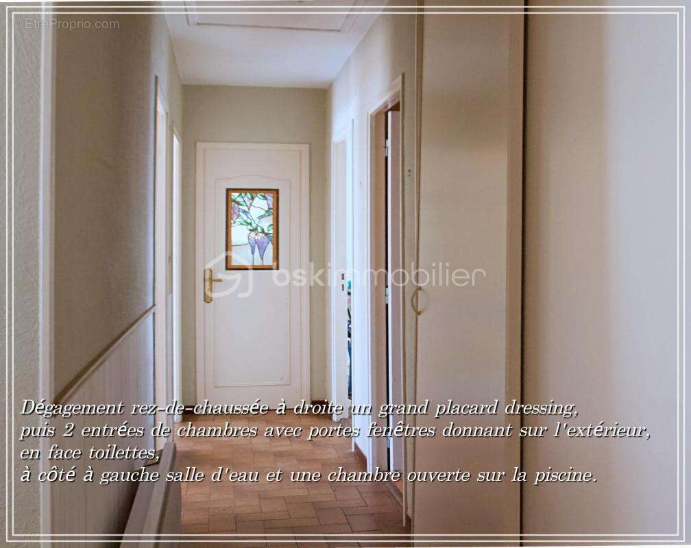 Maison de ville, 5/6 chambres 170m² avec piscine couverte, dépaysement exotique à Tarbes !!! - photo 7