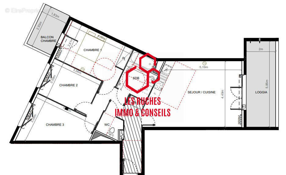 Appartement à MONTPELLIER