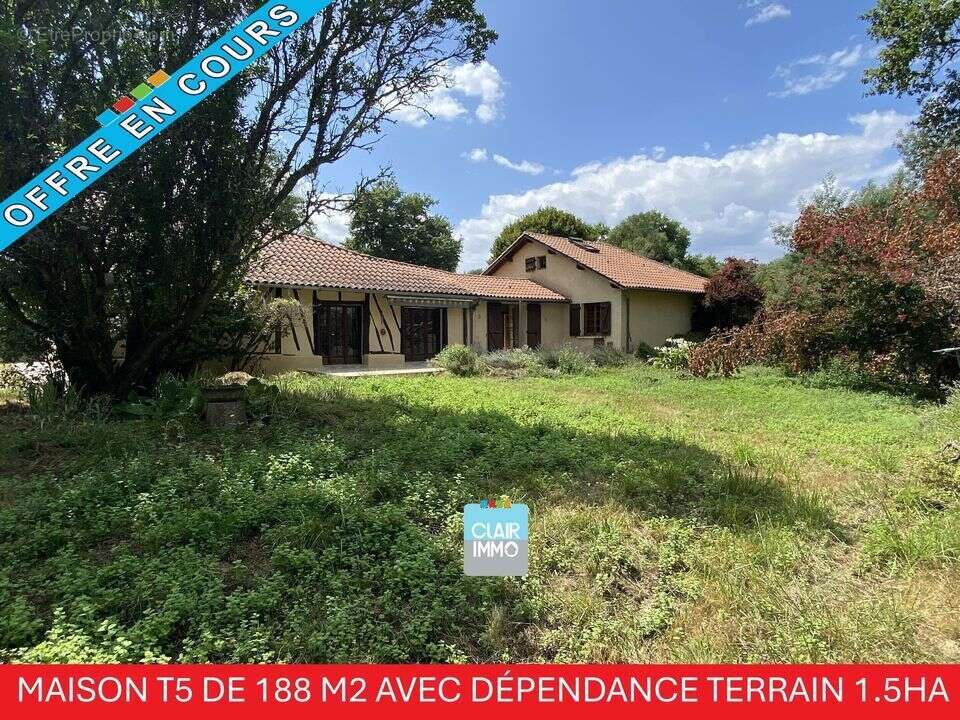 #maison #gers #dépendance #uby #barbotan #terrain - Maison à CAZAUBON