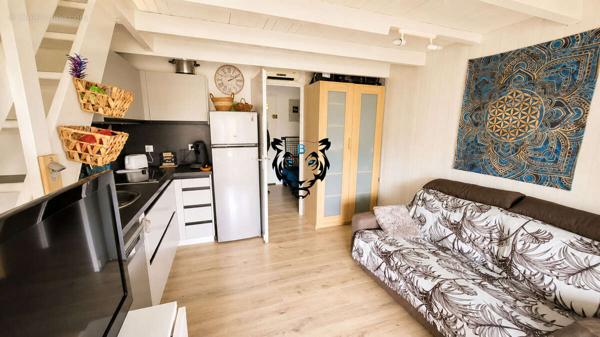 Plage a pied. studio-mezzanine les issambres - photo 5