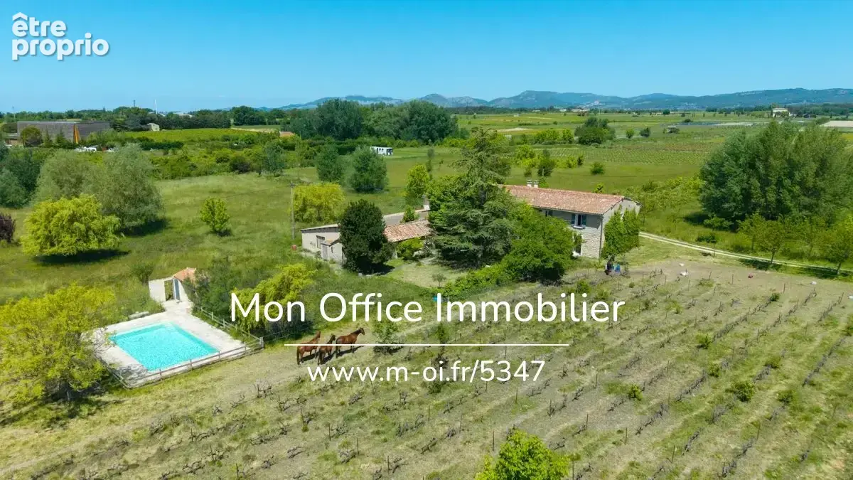 Référence : 7351-SJO - MAS en pierre dans le Vaucluse (84380)+ maison d'invités, remises, piscine, authenticité et calme - photo 11