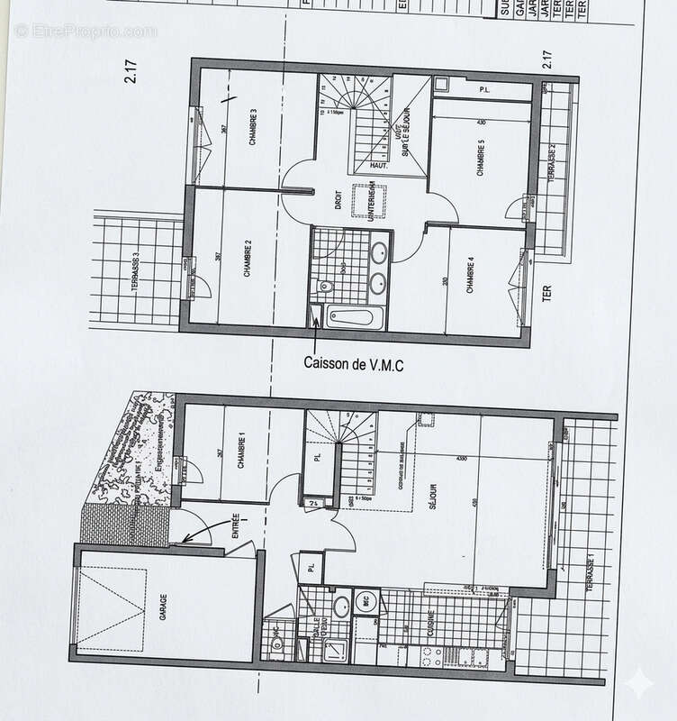 Maison t6 a vendre brest haut jaures - 5 chambres - garage - photo 4