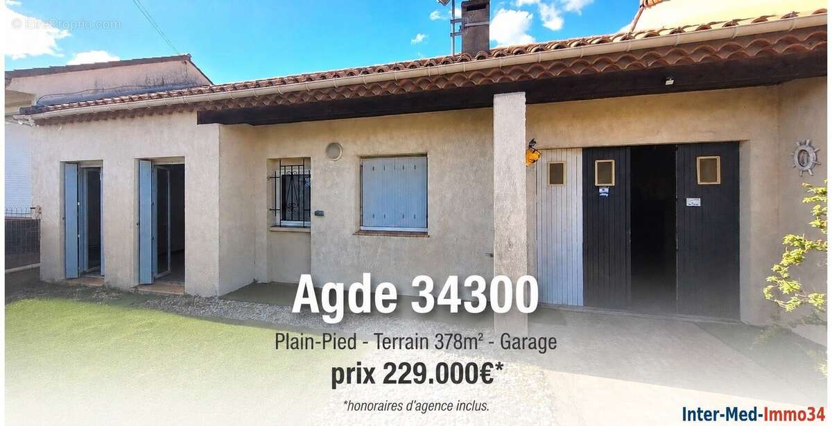 Maison à AGDE