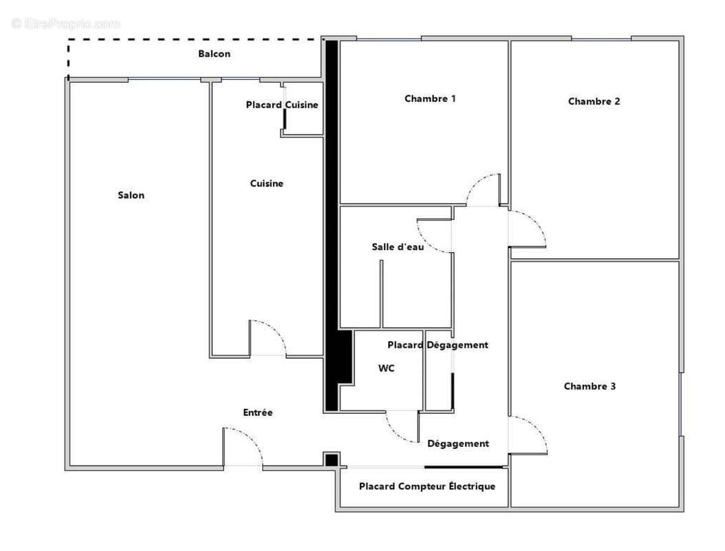 Appartement à CHAMALIERES