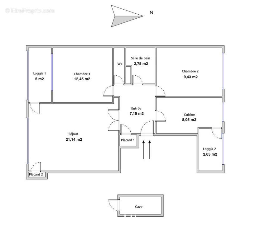 Appartement à MARSEILLE-2E