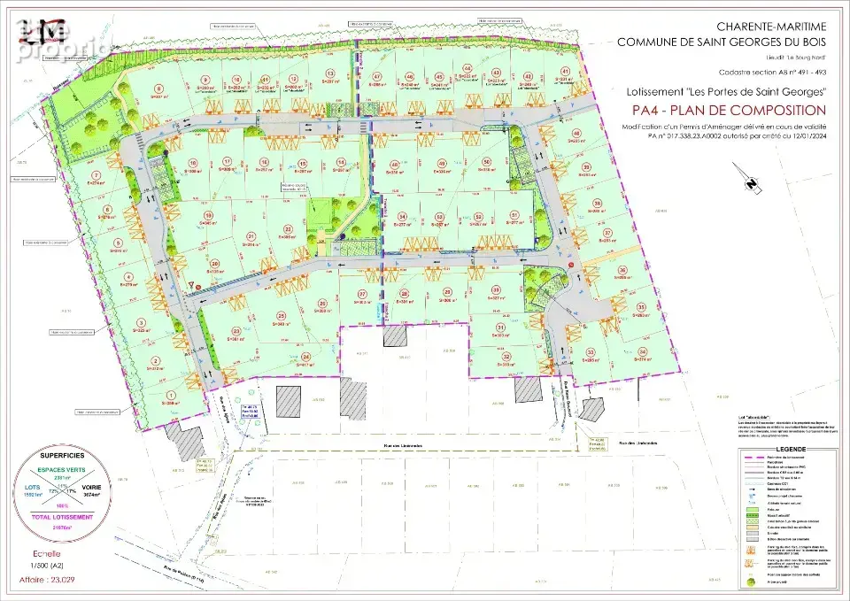 Terrain 202 m² à vendre à Saint-Georges-Du-Bois (17700) - photo 2