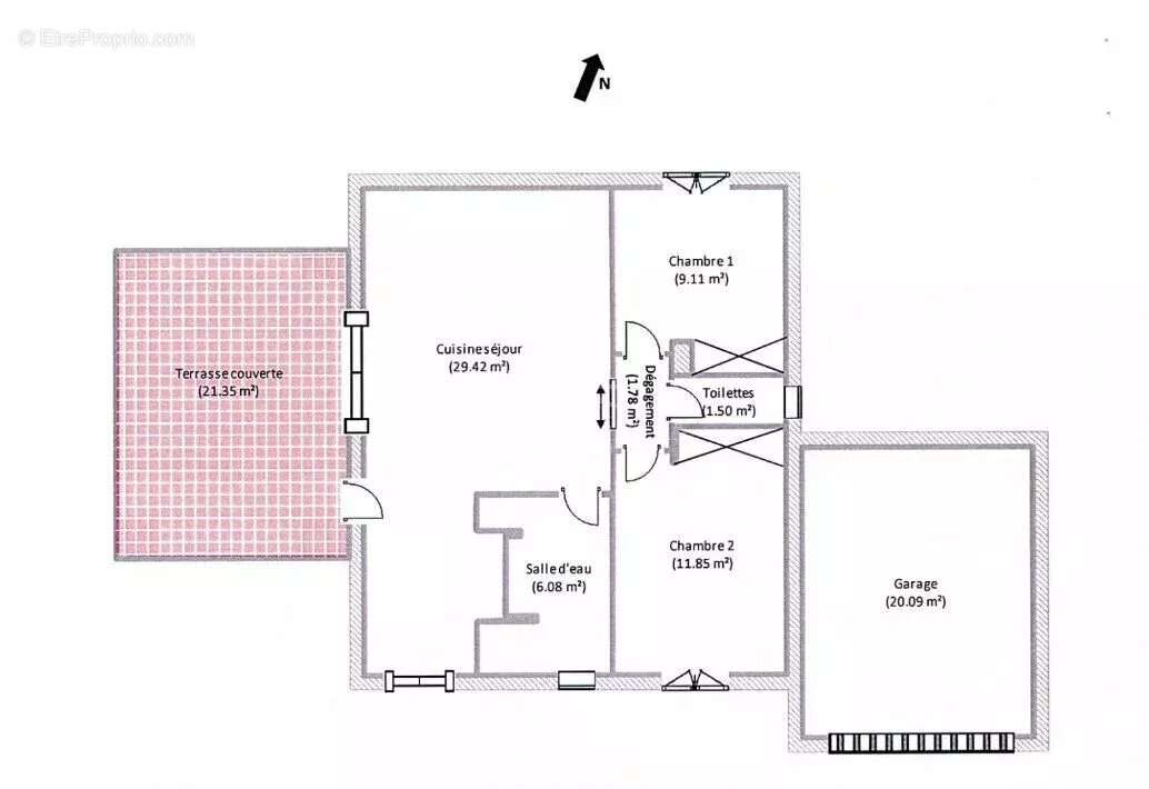 Maison t3 individuelle - ghisonaccia - photo 4