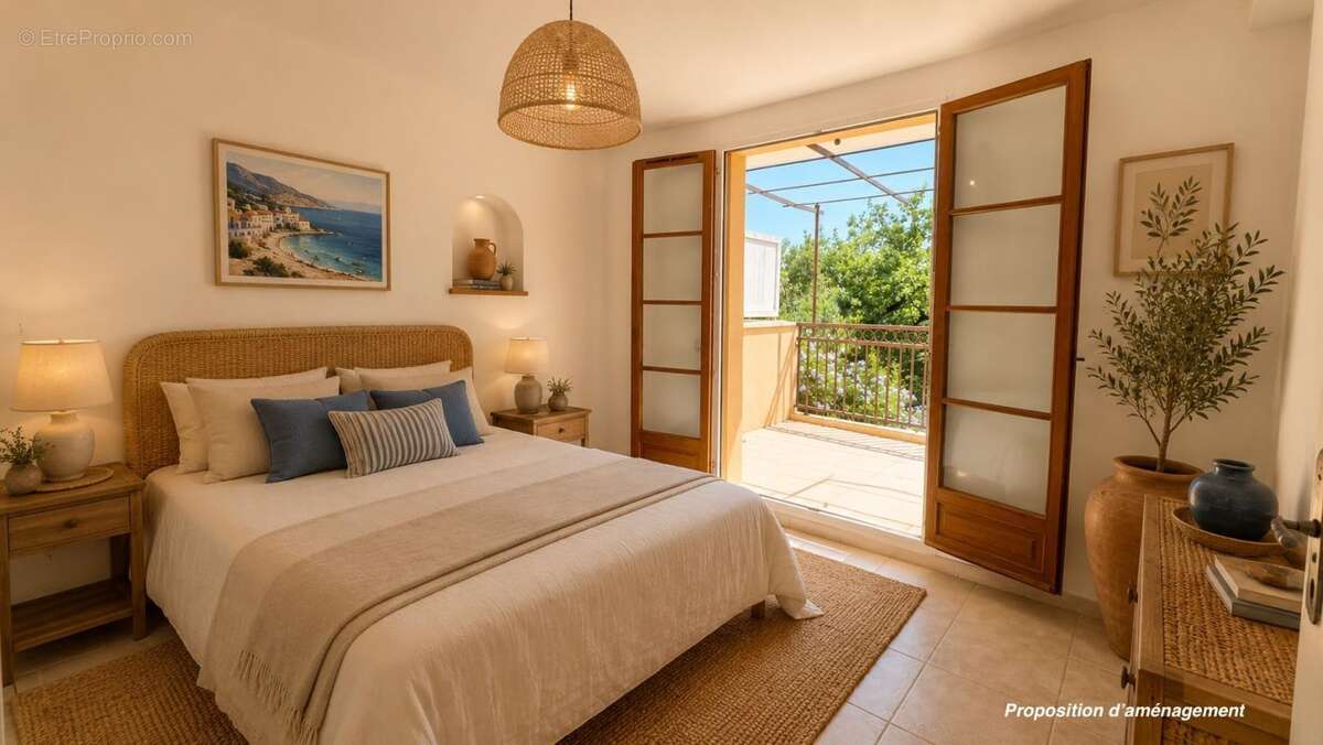 Grimaud - Appartement en duplex avec vue sur la plaine - photo 13
