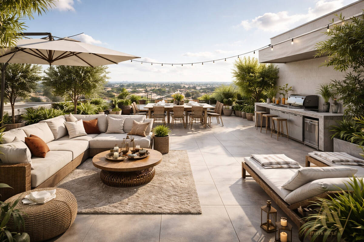 Rooftop vue mer !!! Exceptionnel 3 Pièces ROOFTOP vue mer 1 - Appartement à ANTIBES