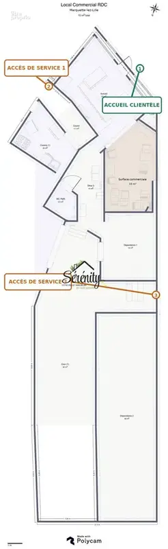 Commerce 72 m² à Marquette-Lez-Lille  - photo 6