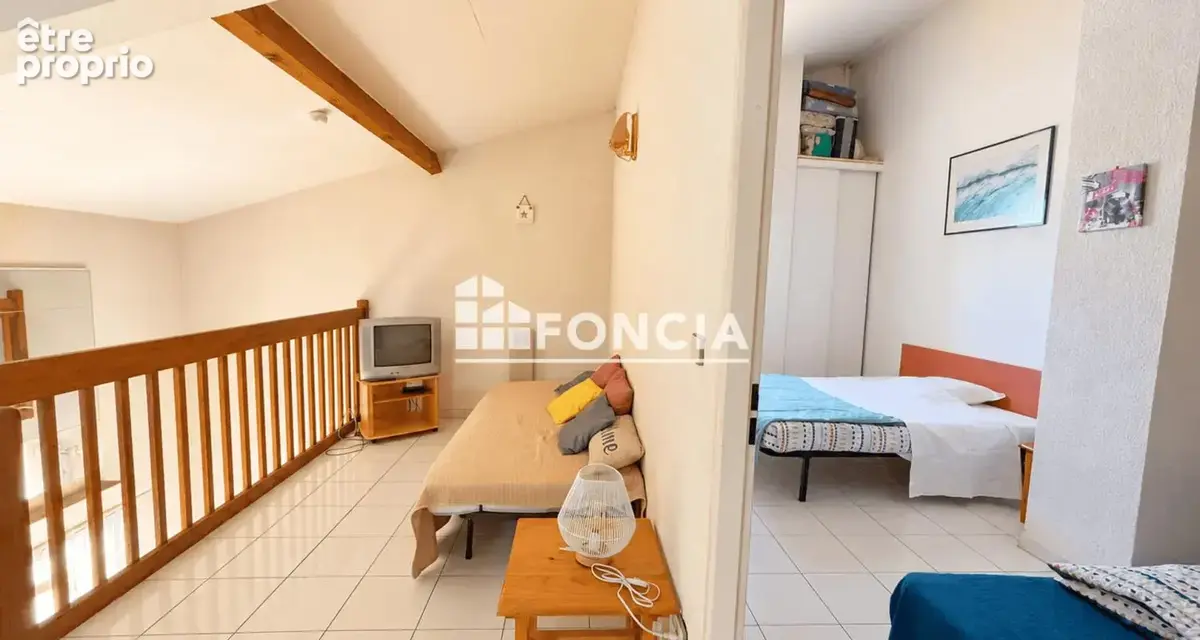 Canet-port / marina – duplex t3 – dernier étage – 2 terrasses – vue marina – parking privatif - gararge sus - photo 16