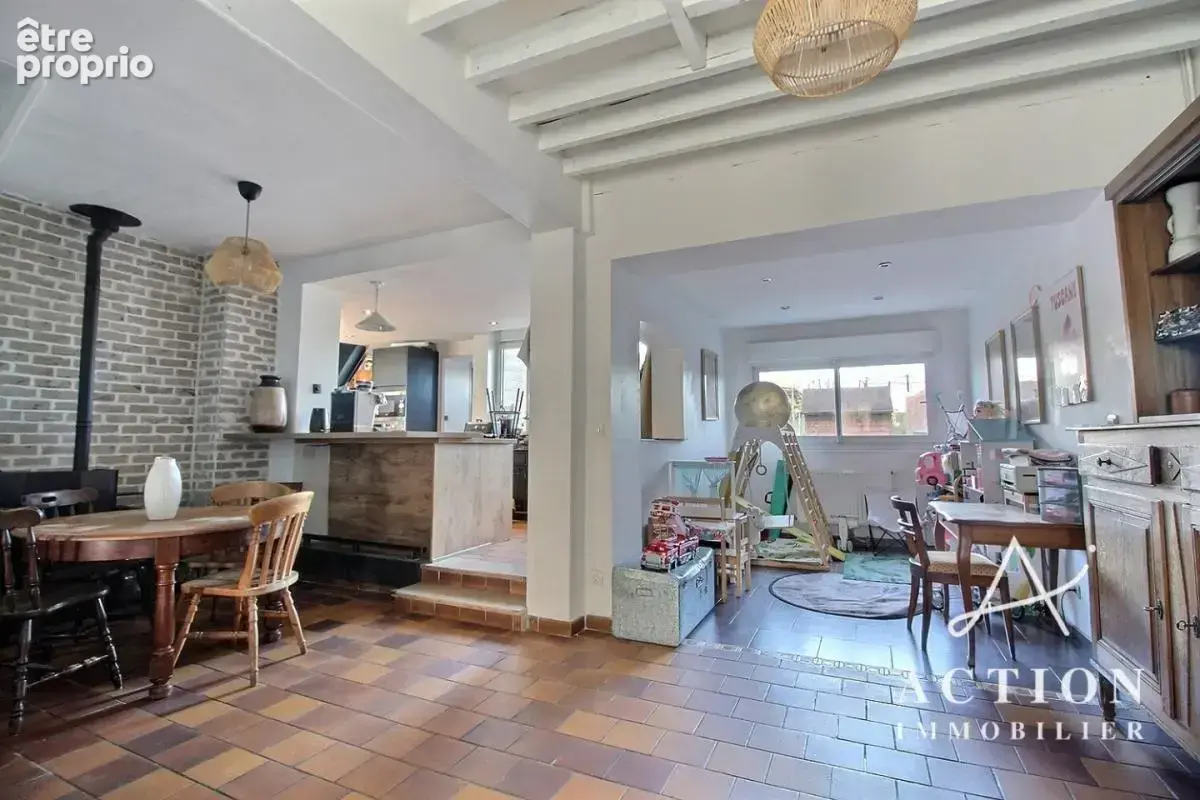 Wattrelos - maison semi mitoyenne - 3 chambres - jardin - photo 1