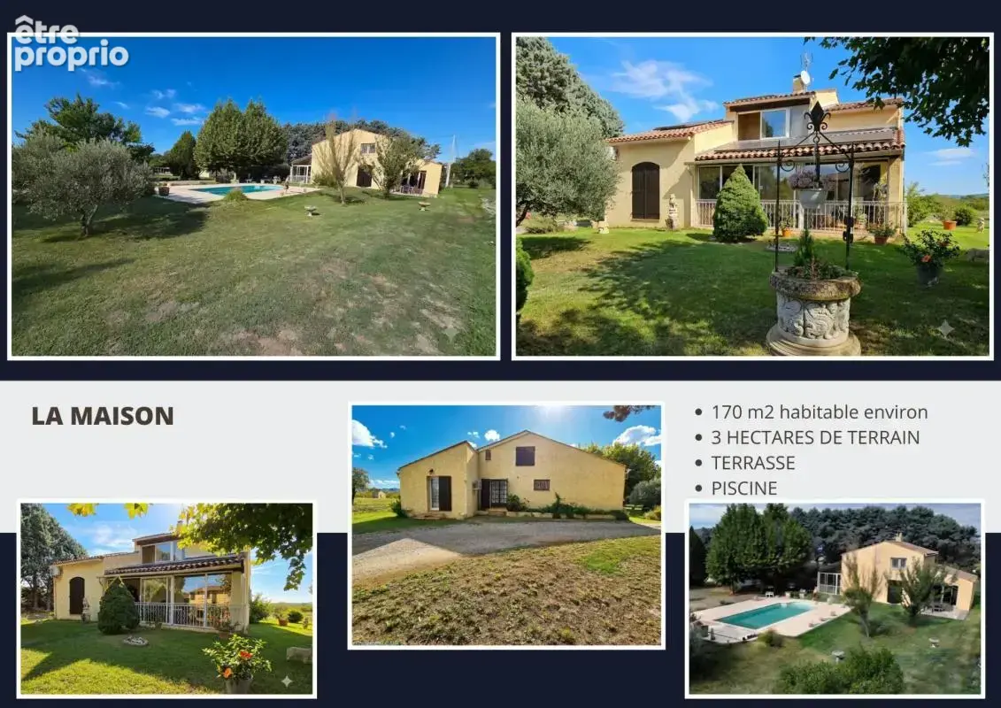 EXCLUSIVITE ! Propriété d'exception de 170 m² + véranda de 21 m2 sur 3 hectares avec piscine, box à chevaux & dépendances – Pert - photo 2