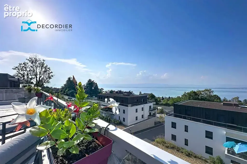 Evian attique vue lac grande terrasse - photo 2