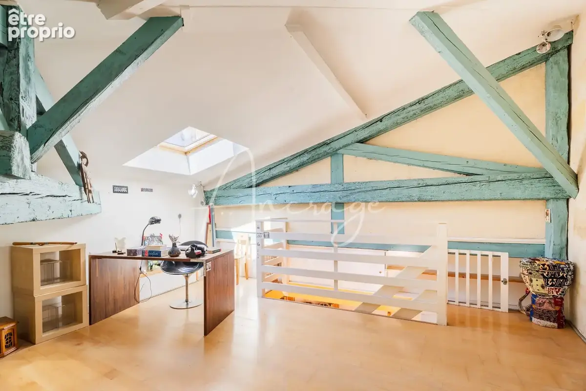 Chartrons   duplex de charme   76 m2 carrez / 88 m2 au sol   2 chambres + bureau - photo 6