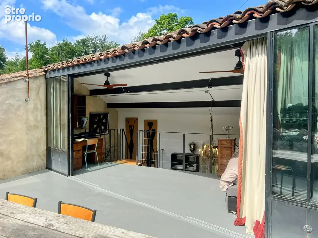 Près de Limoux, loft unique de style industriel dans un village pittoresque - photo 5