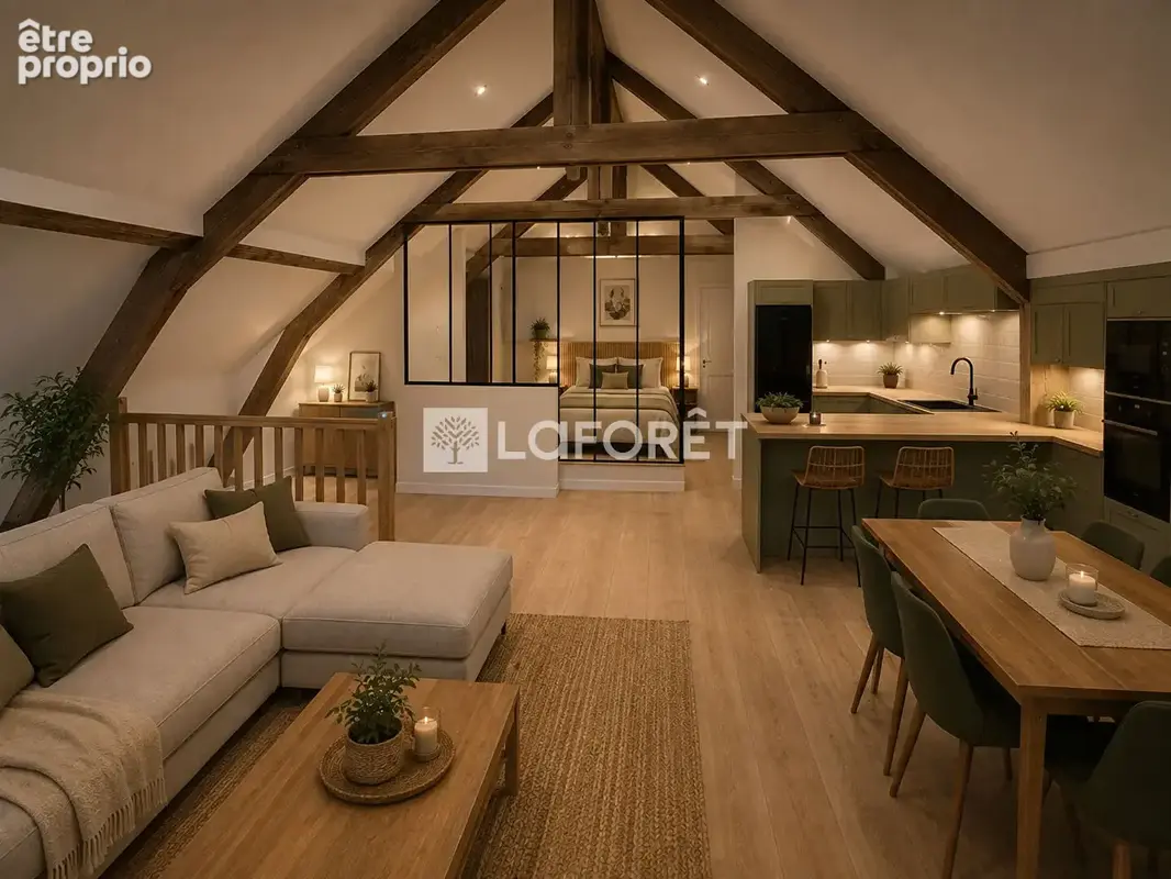 Appartement Le Havre 1 pièce(s) 40 m2 - photo 4