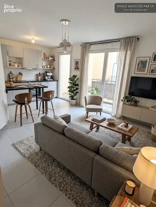 F2 dans residence de 2022 avec balcon / place de parking et ascenseur - photo 2