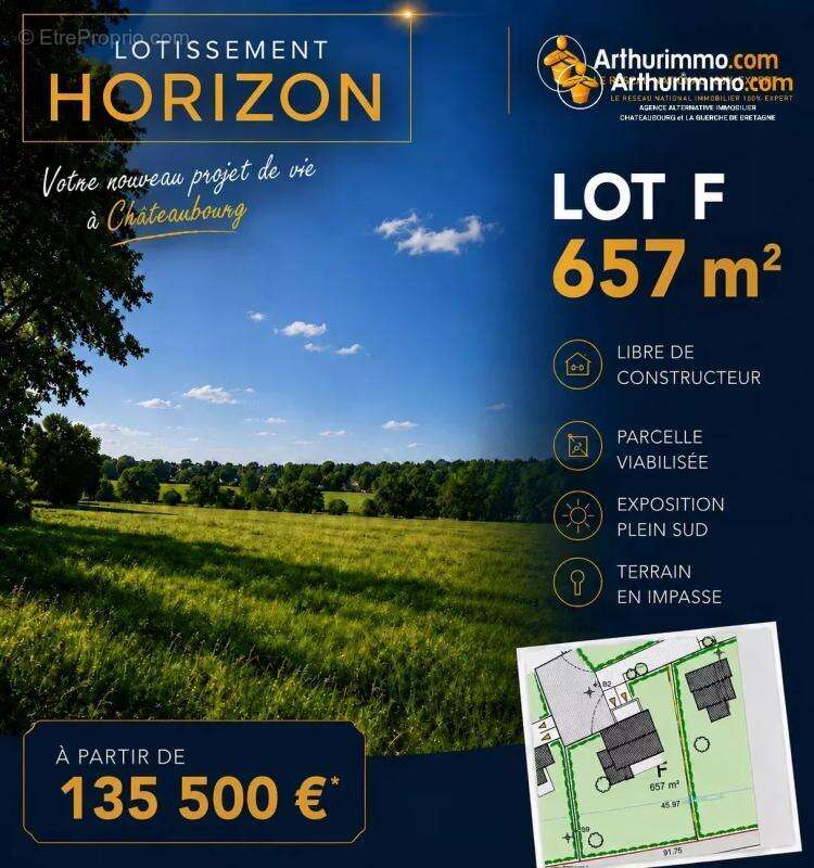Terrain à CHATEAUBOURG