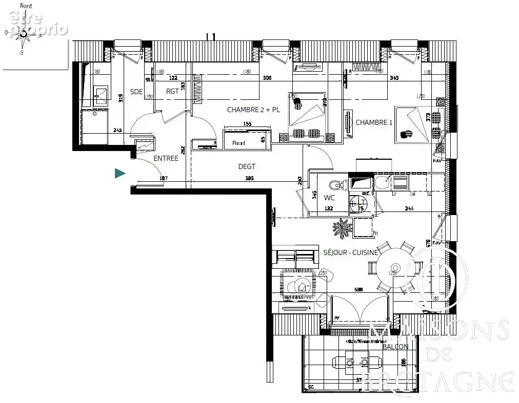 Appartement Type 3 à  Pont Aven - photo 2